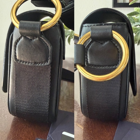 Authentic Prada 1BD302 Pattina in Pelle Vitello Black Leather. - Picture 12 of 16